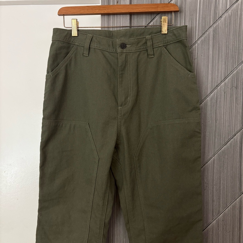 NWT Patagonia Worn Wear Slim All Seasons Hemp Pants Olive Green Size 10 Long - Picture 7 of 16